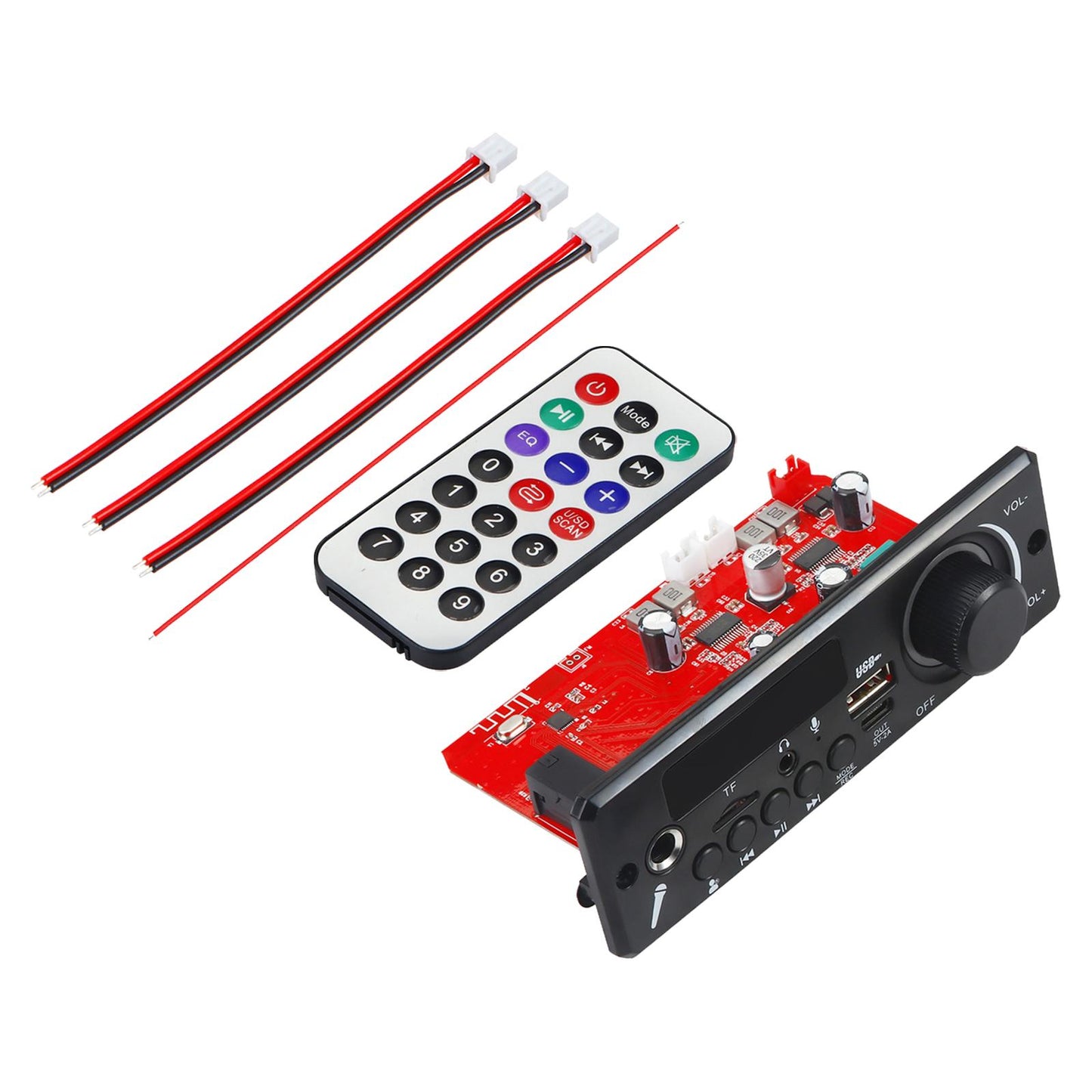 Decoder Board 2x 80W Call Recording TF Radio Remote Control MP3 WAV Flac Ape Style C