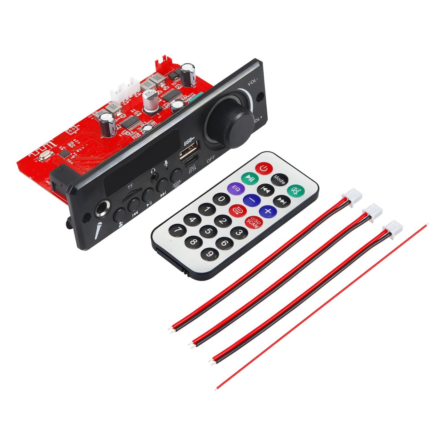 Decoder Board 2x 80W Call Recording TF Radio Remote Control MP3 WAV Flac Ape Style C