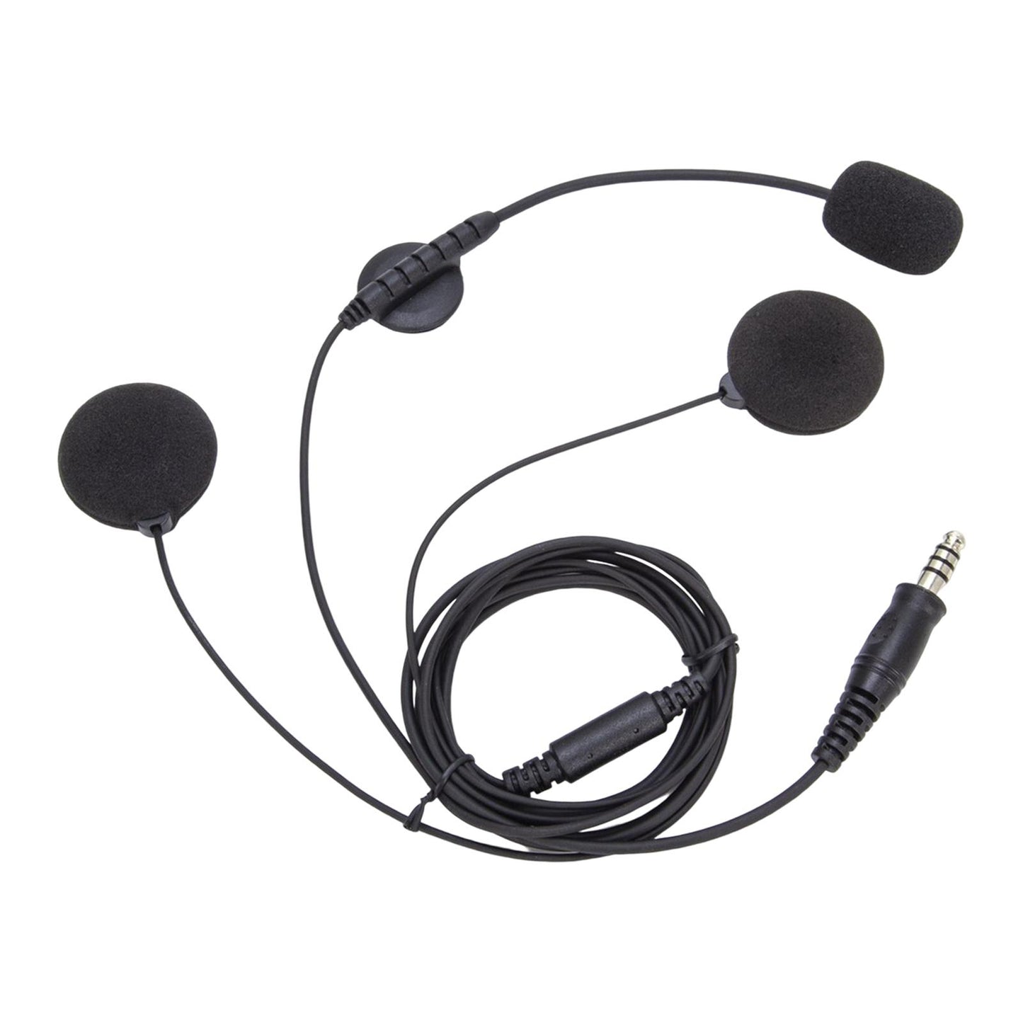 Black Motorcycle Helmet Radio Headset Microphone Durable for 3207 UV5R UV5RA