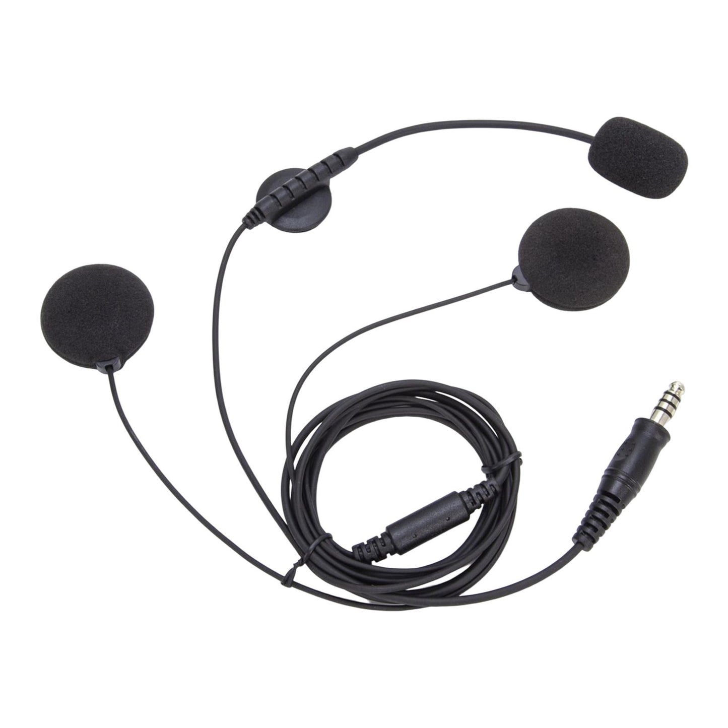 Black Motorcycle Helmet Radio Headset Microphone Durable for 3207 UV5R UV5RA