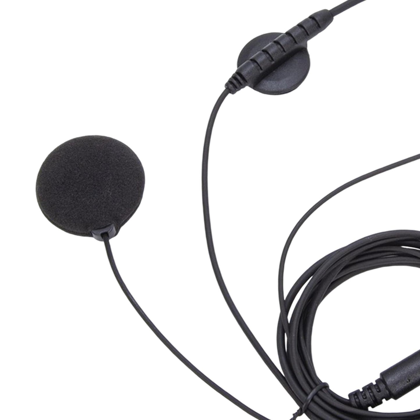 Black Motorcycle Helmet Radio Headset Microphone Durable for 3207 UV5R UV5RA