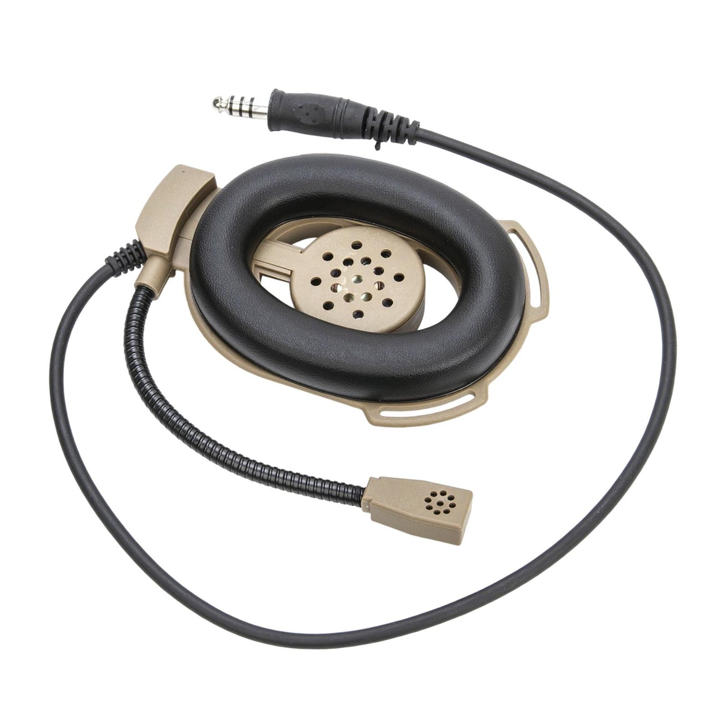 Radio Headset Portable Noise Canceling Headset for Accessories Replace Parts olive