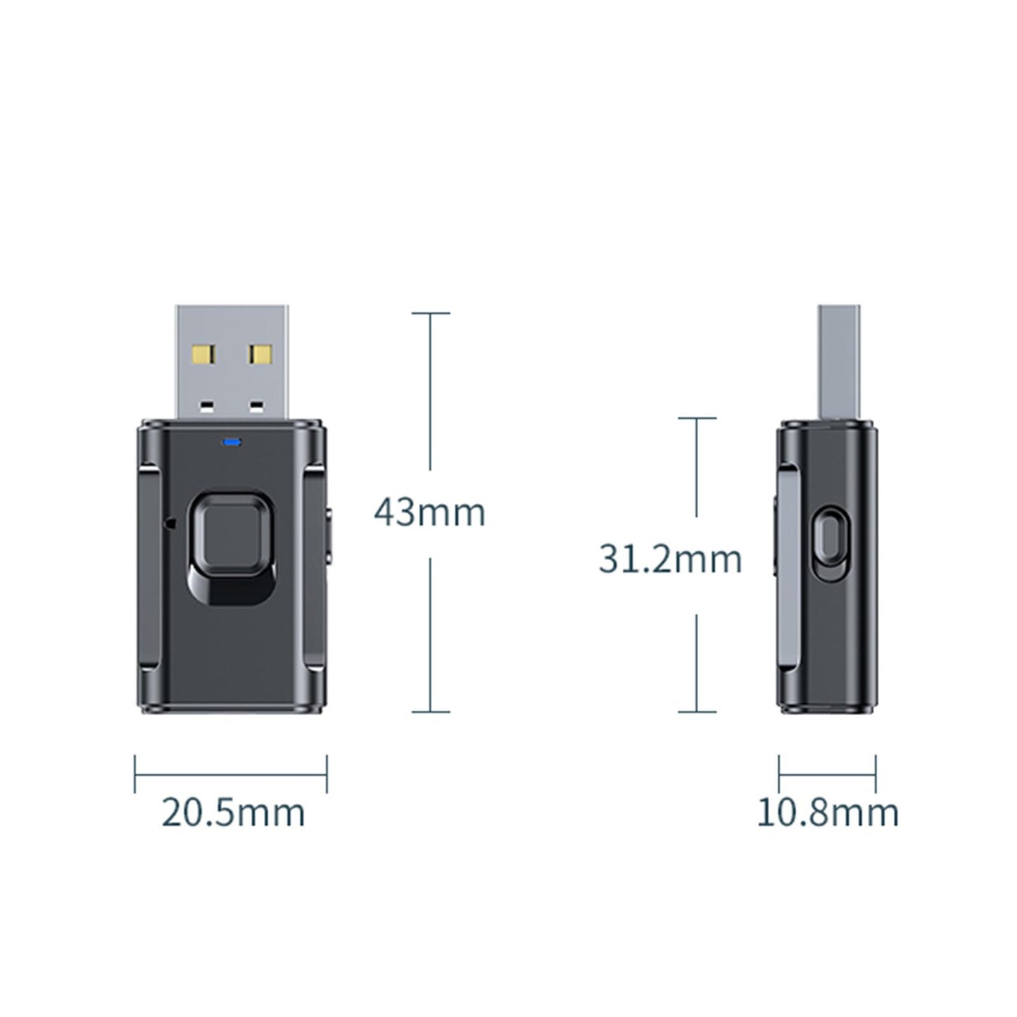 USB Bluetooth 5.0 Transmitter Receiver USB Bluetooth Adapter for TV Speakers