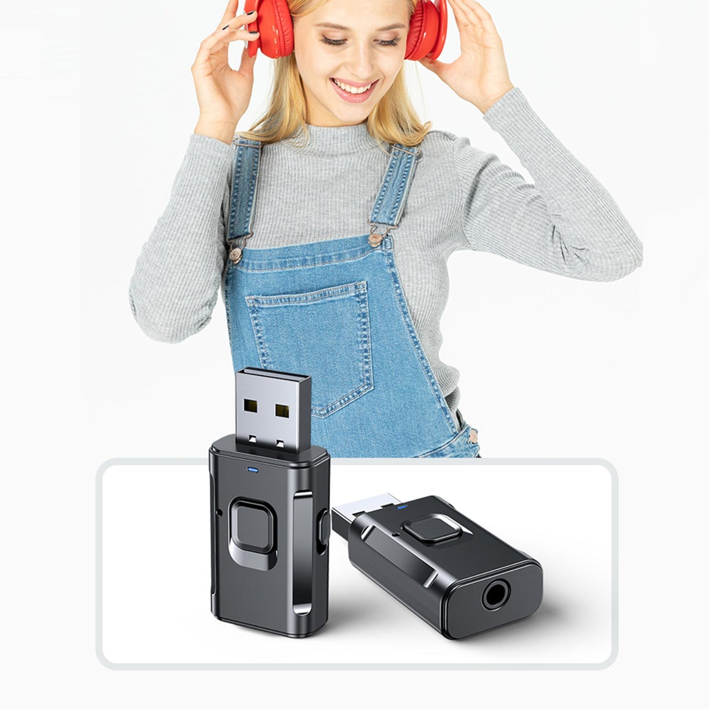 USB Bluetooth 5.0 Transmitter Receiver USB Bluetooth Adapter for TV Speakers