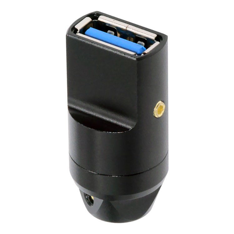 CN-024-FE USB 3.0 Type-A Female Socket Receptacle Connector Solder Type with Aluminum Alloy Shell for 6.0mm Cable