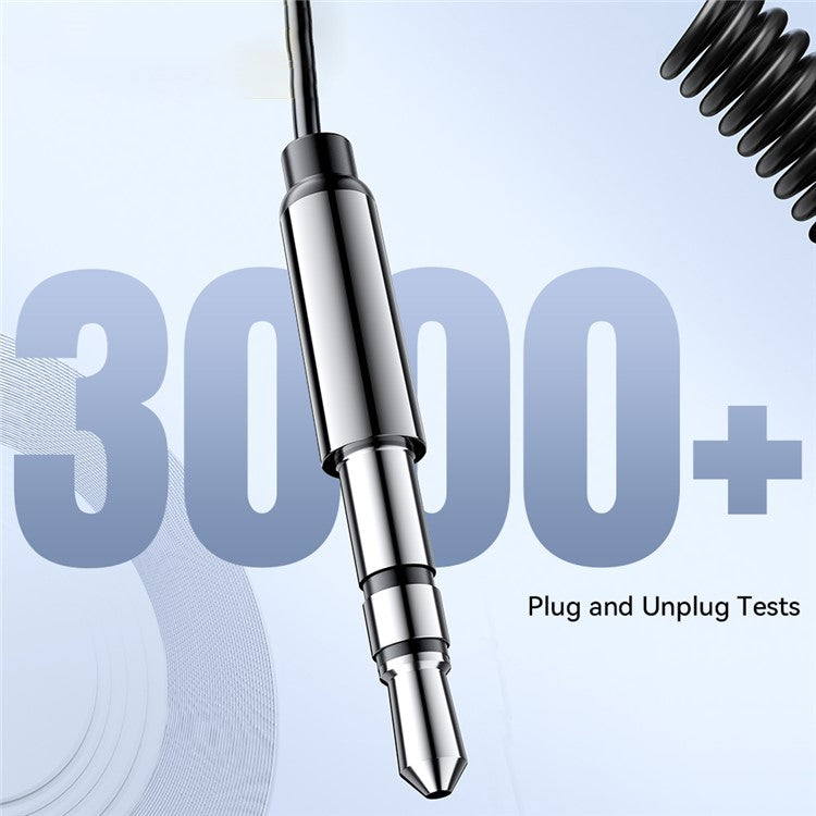 ESSAGER Bluetooth Adapter Spring Cable 3.5mm Jack Audio Receiver