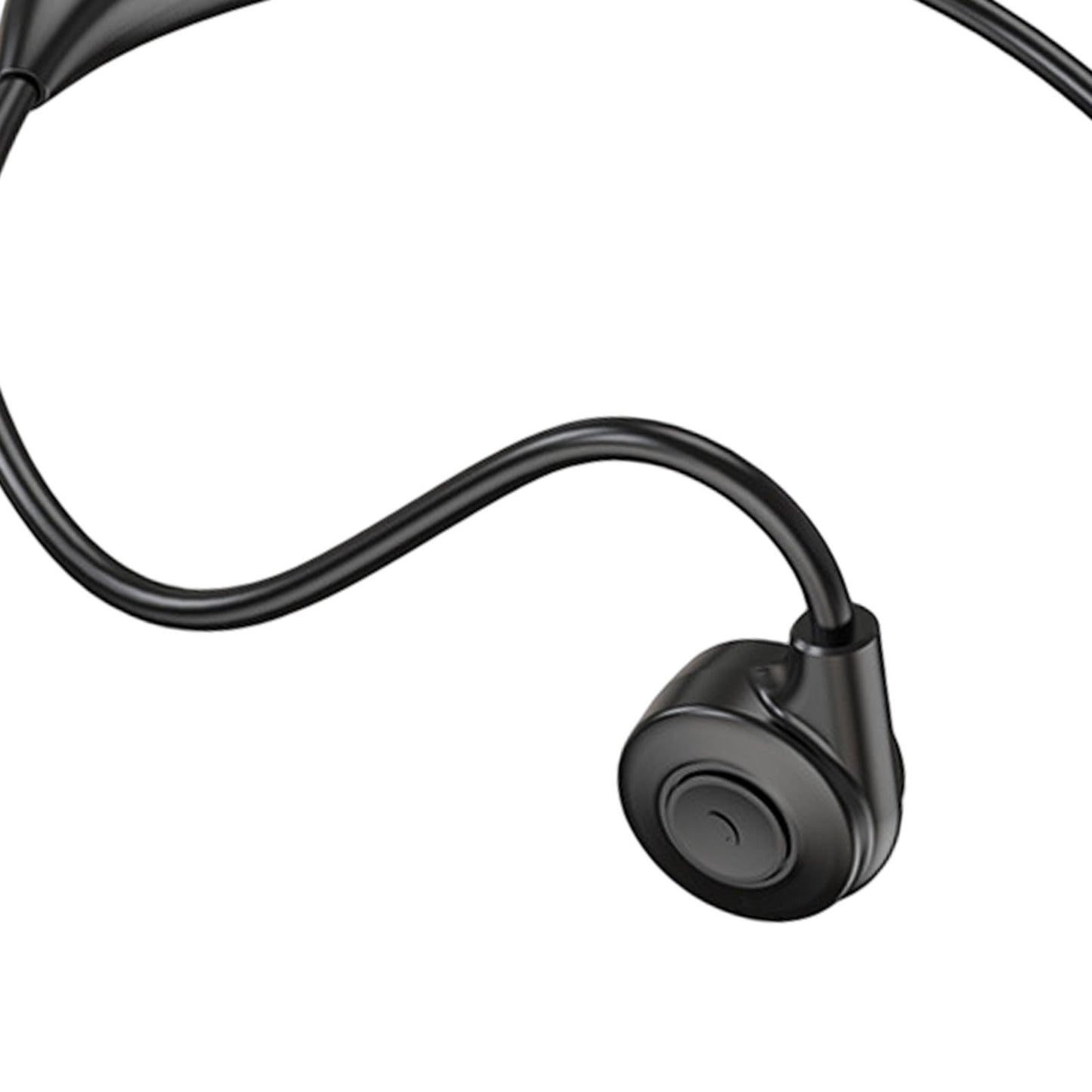 Bluetooth Headphones Ergonomic V5.3 Stereo Headset for Working Music Workout Black