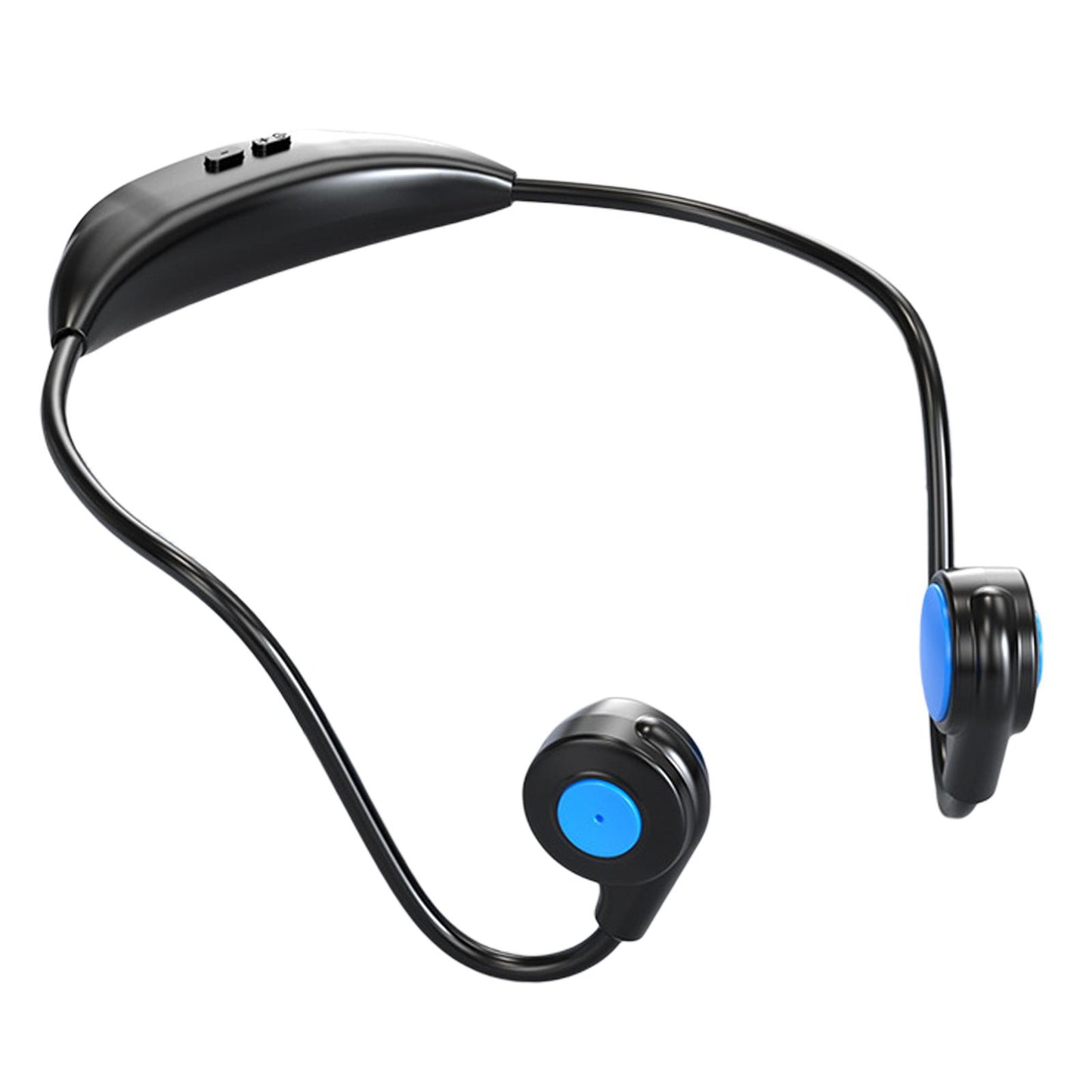 Bluetooth Headphones Ergonomic V5.3 Stereo Headset for Working Music Workout Black Blue