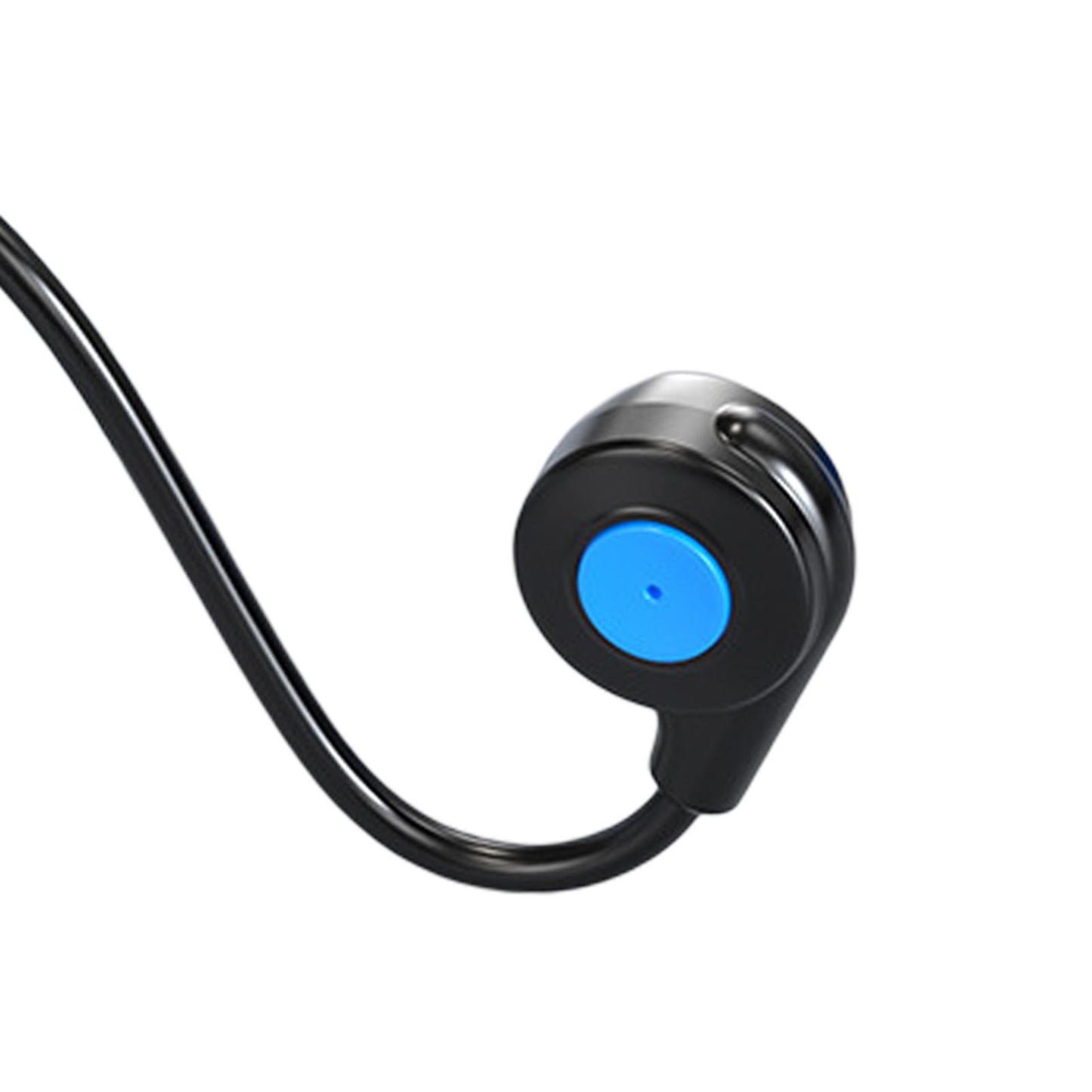 Bluetooth Headphones Ergonomic V5.3 Stereo Headset for Working Music Workout Black Blue