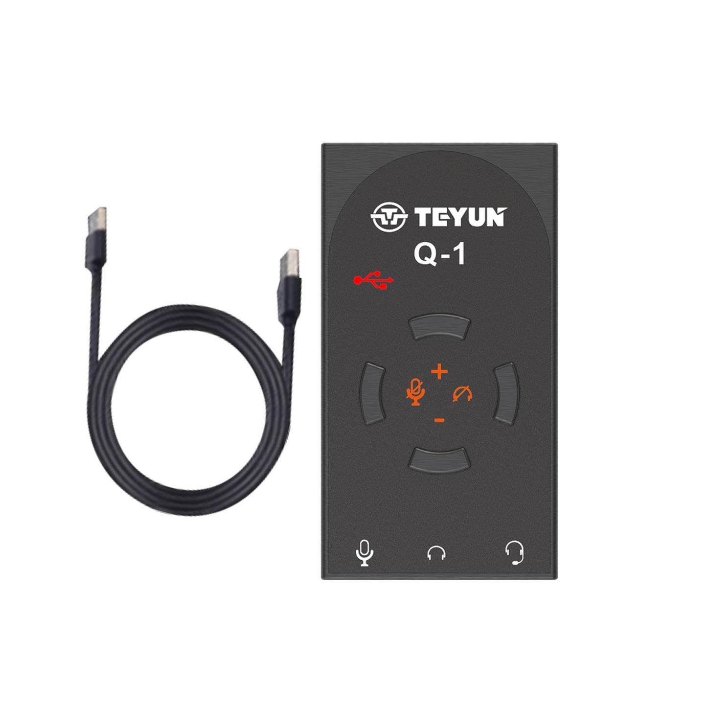 USB 7.1 External Sound Card Durable for Travel Accessories Black Free Driver