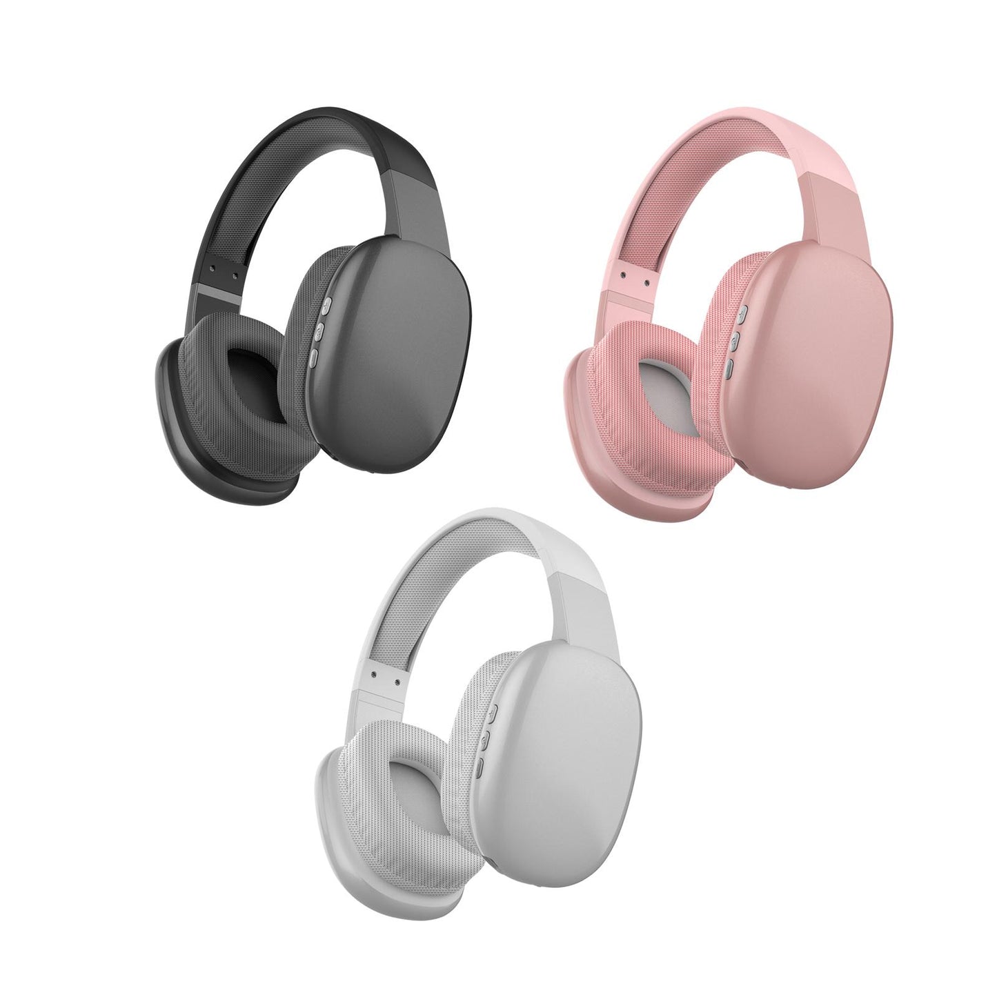 Gaming Headset AUX / TF Card Slot over Ear Headphones for Office sport work Black