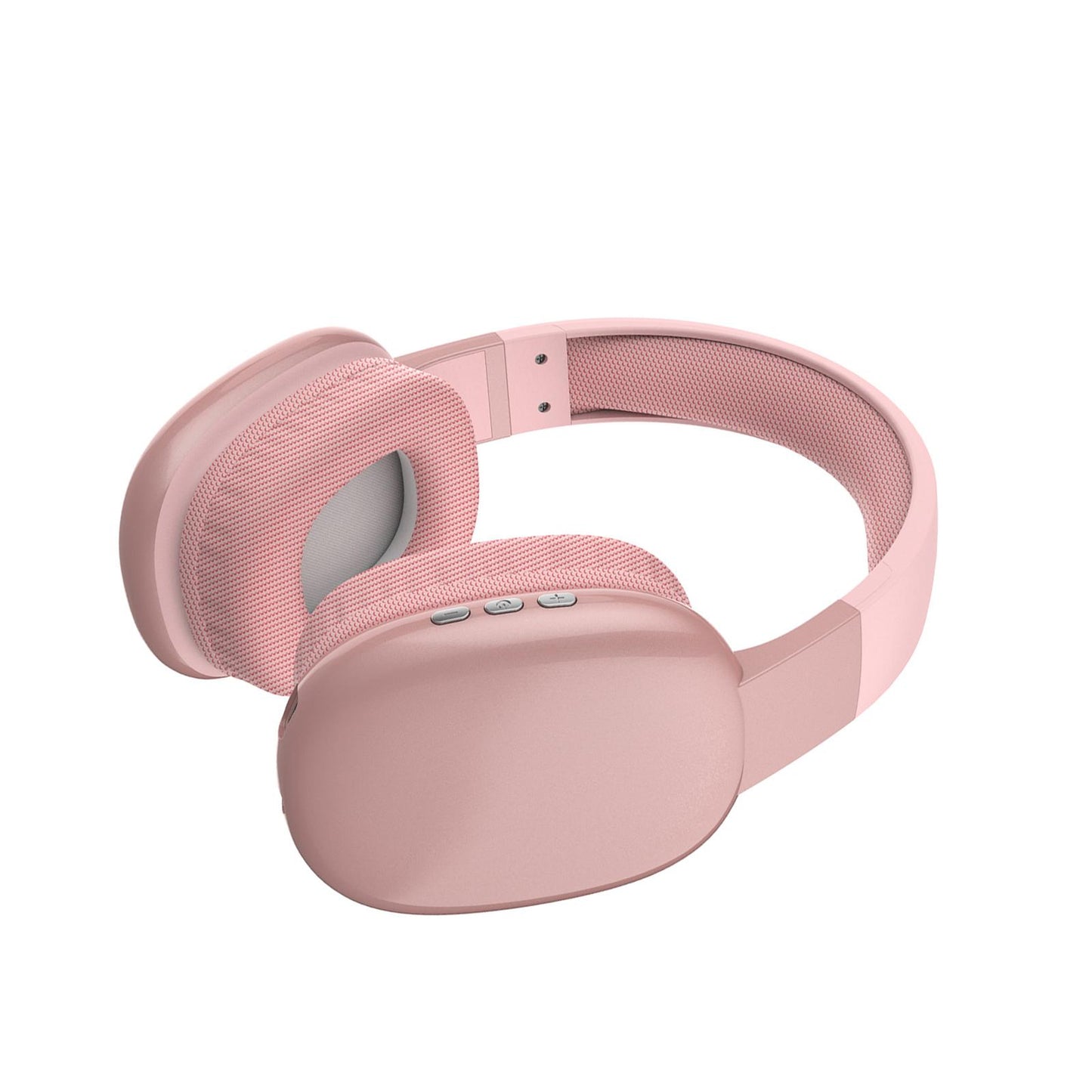 Gaming Headset AUX / TF Card Slot over Ear Headphones for Office sport work Pink