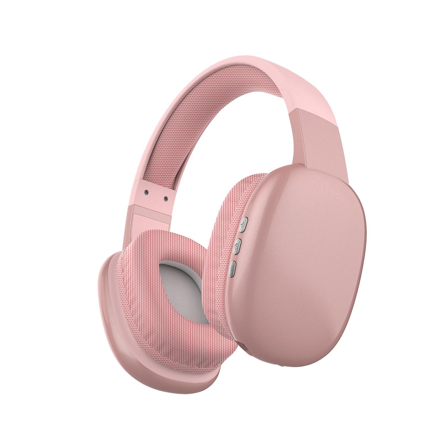 Gaming Headset AUX / TF Card Slot over Ear Headphones for Office sport work Pink