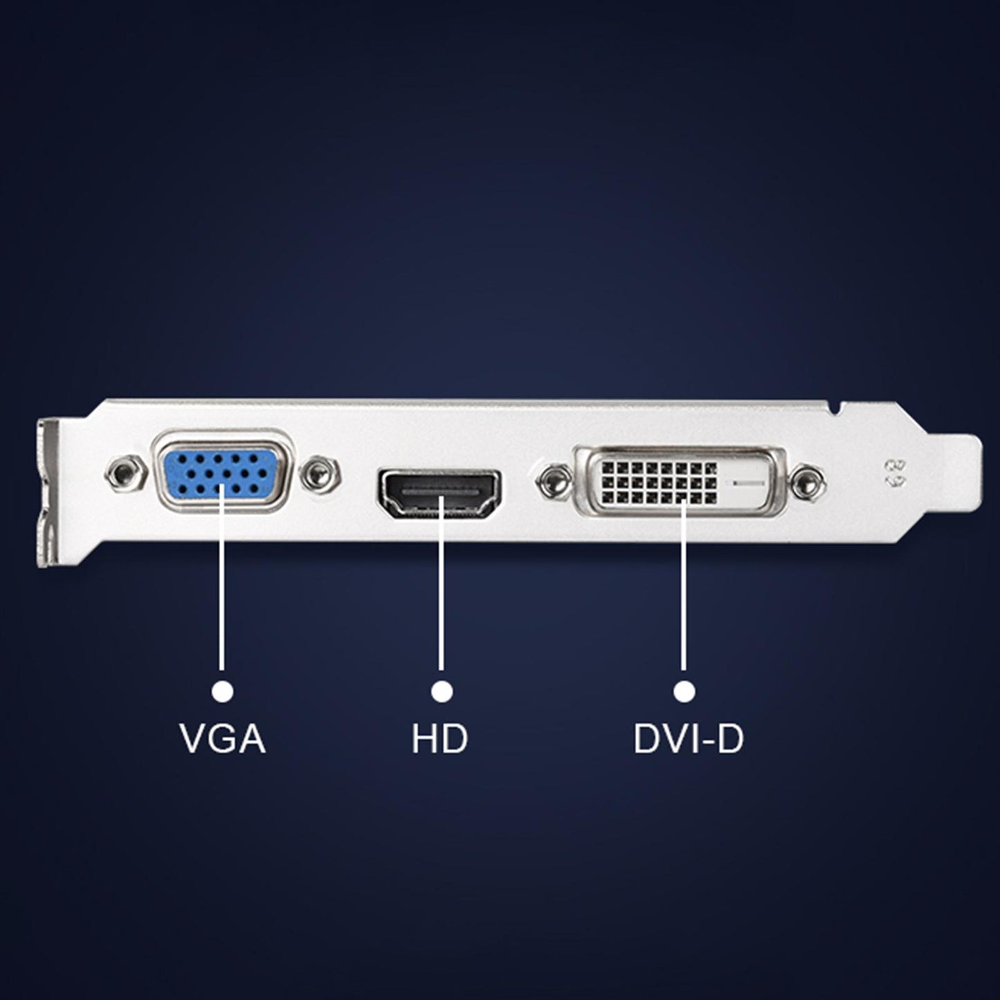 GT210 1G Gaming Graphics Card Low Profile for PC Gaming Computer Accessories