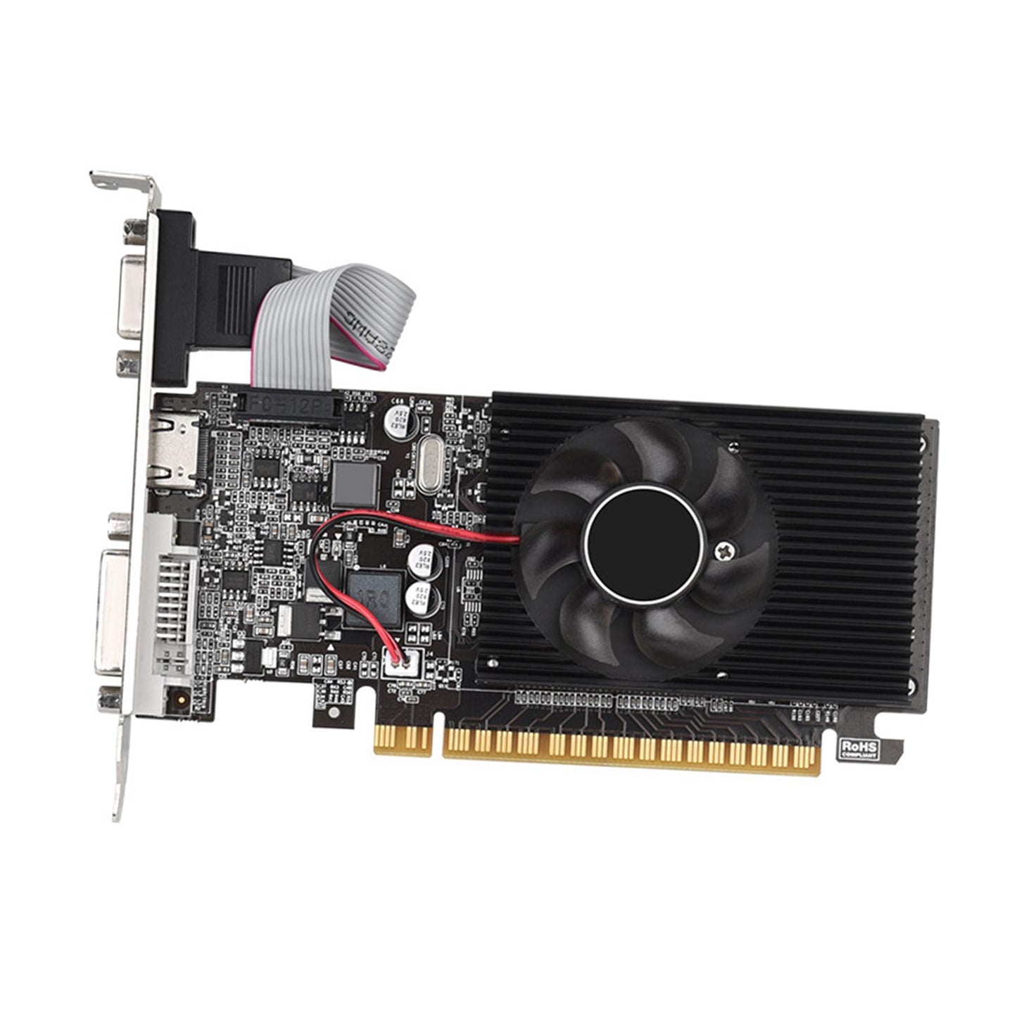 GT210 1G Gaming Graphics Card Low Profile for PC Gaming Computer Accessories