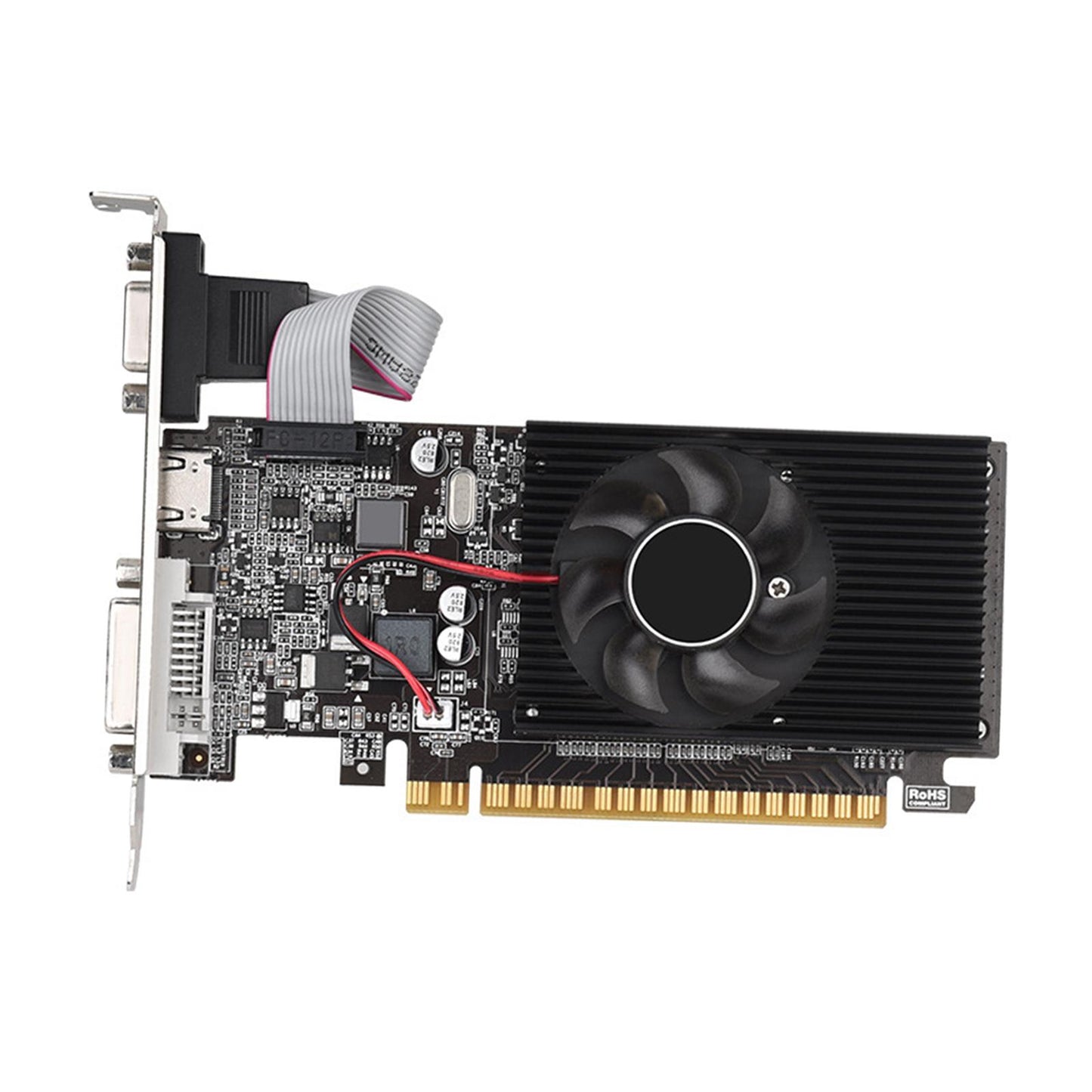 GT210 1G Gaming Graphics Card Low Profile for PC Gaming Computer Accessories