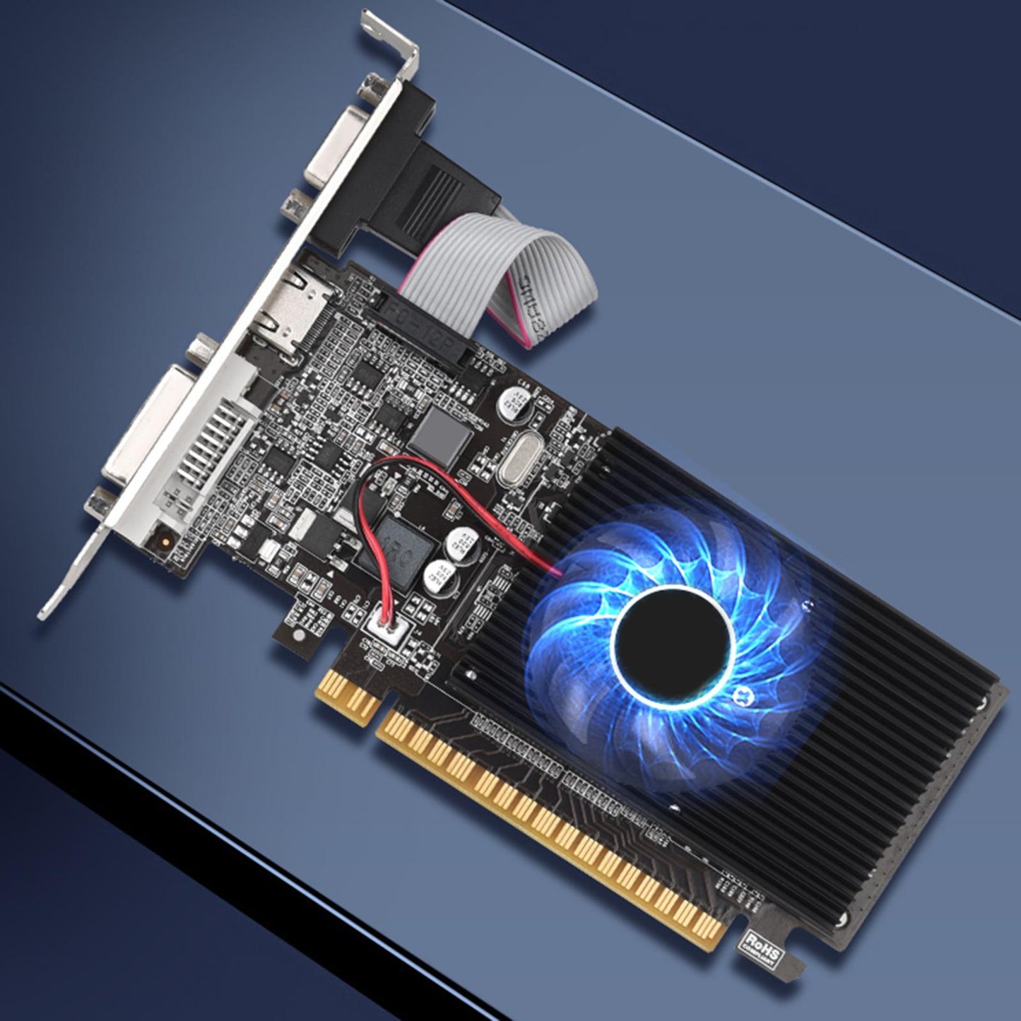 GT210 1G Gaming Graphics Card Low Profile for PC Gaming Computer Accessories