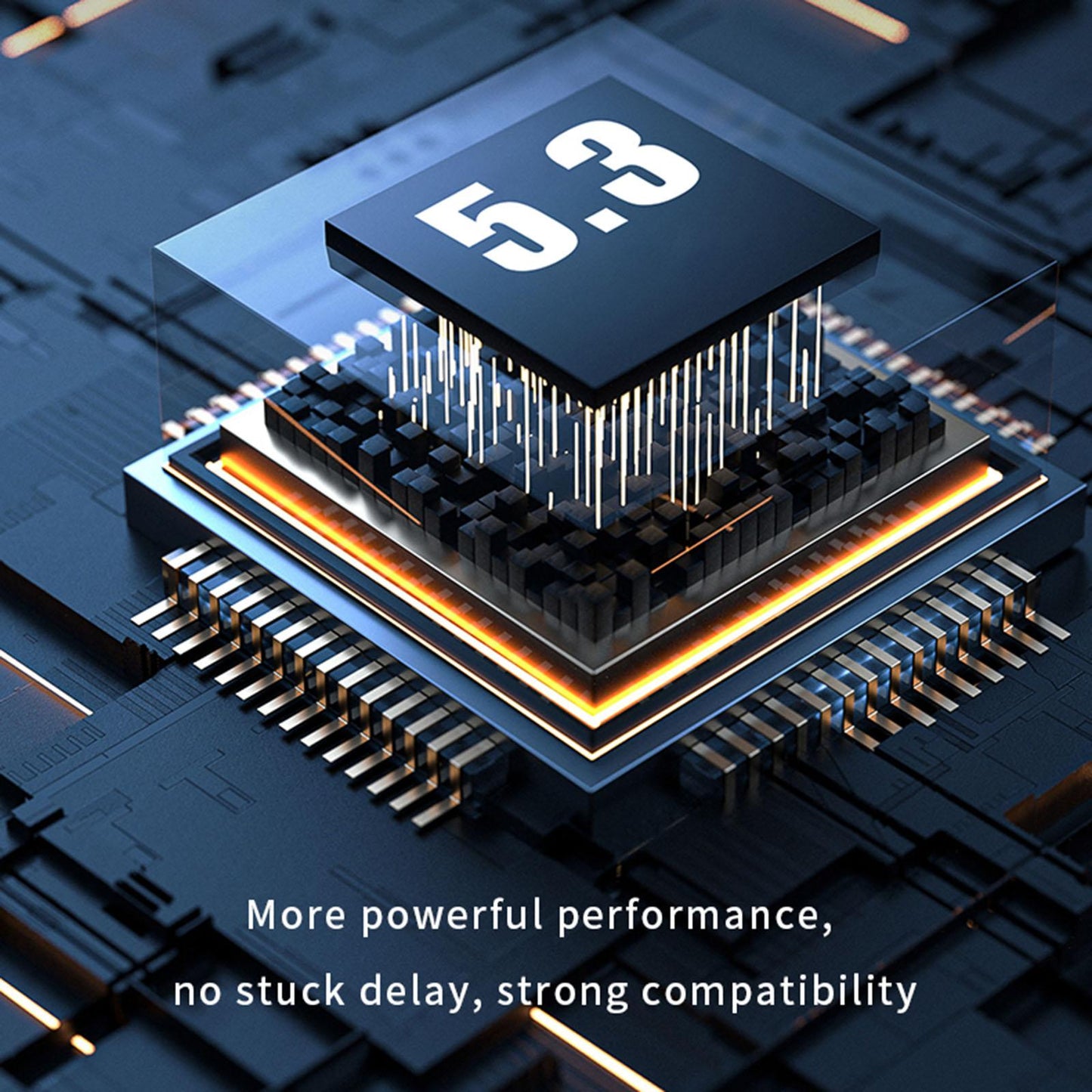 Wireless Audio Receiver Adapter with 3.5mm AUX for Home Theater TV Amplifier