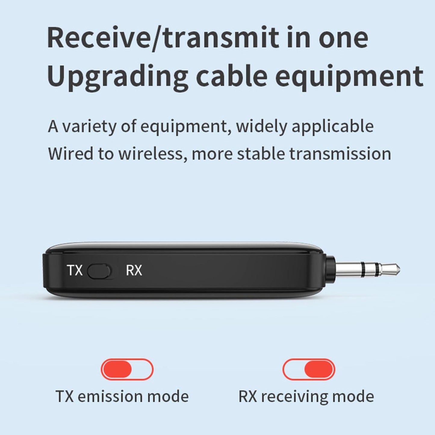 5.2 Transmitter and Receiver Low Latency Audio Adapter for Car Headphones PC