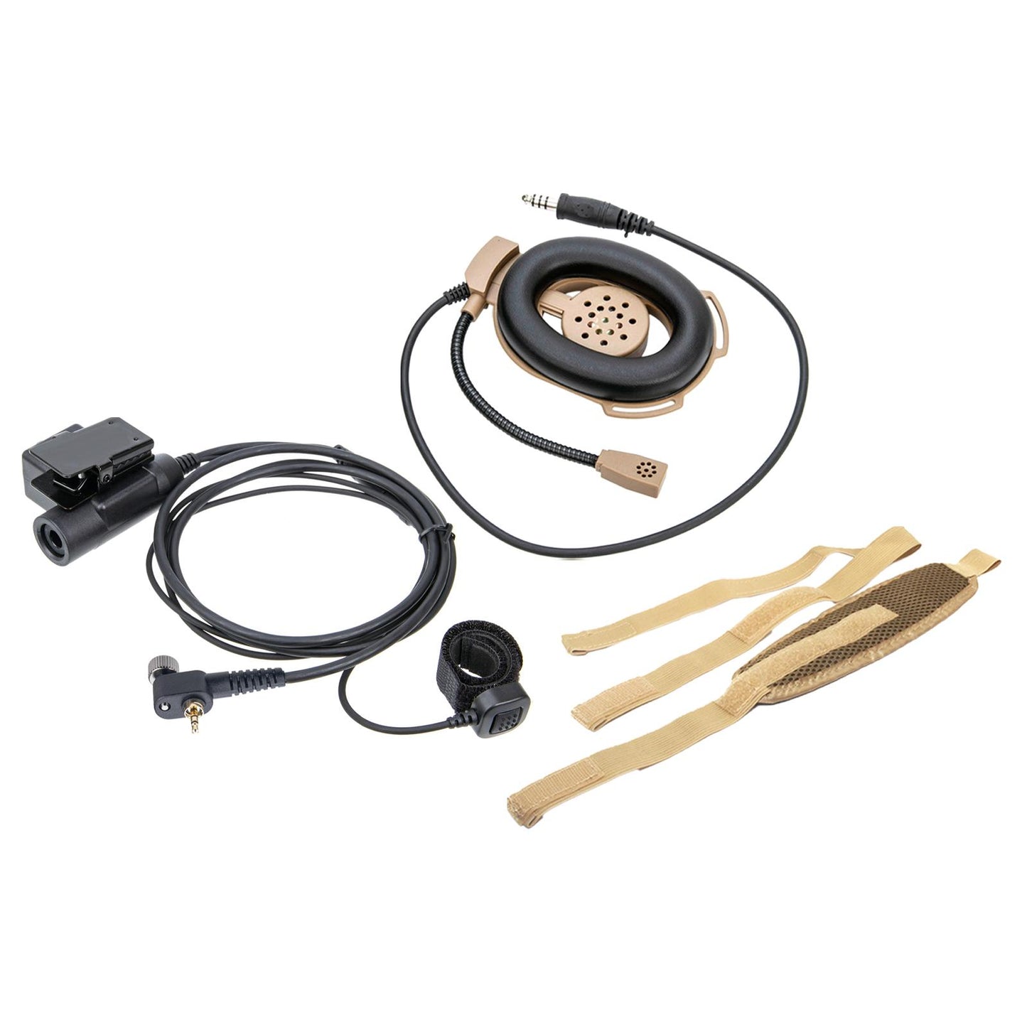 Walkie Talkie Headset Earpiece Finger Microphone for Mth850 Mth800 Mth650