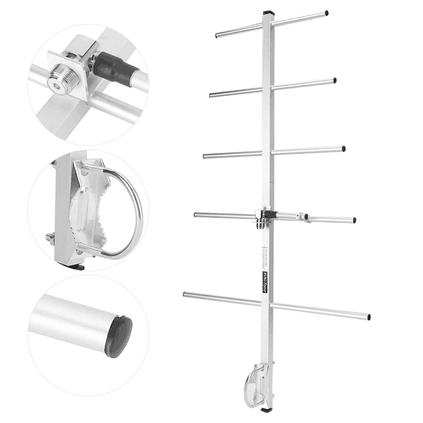 Yagi Antenna High GAIN UHF 430-440MHz 50W Base Station Antenna for Ham Radio