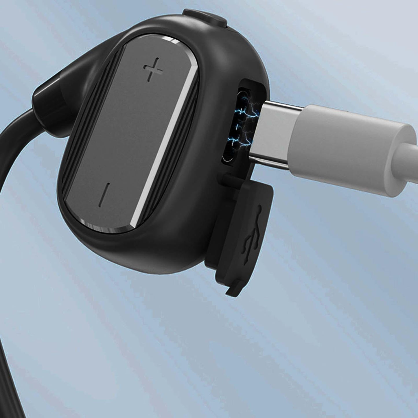 Open Ear Bluetooth Headphone Hands Free Headset for Gym Hiking Driving Black