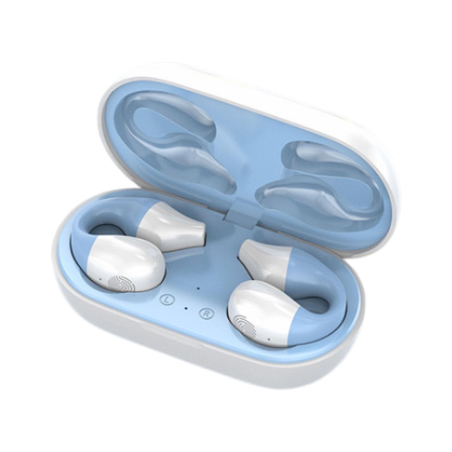 Air Conduction Headphones Rechargeable Sport Earphones for Games Cycling Gym S03 with Screen