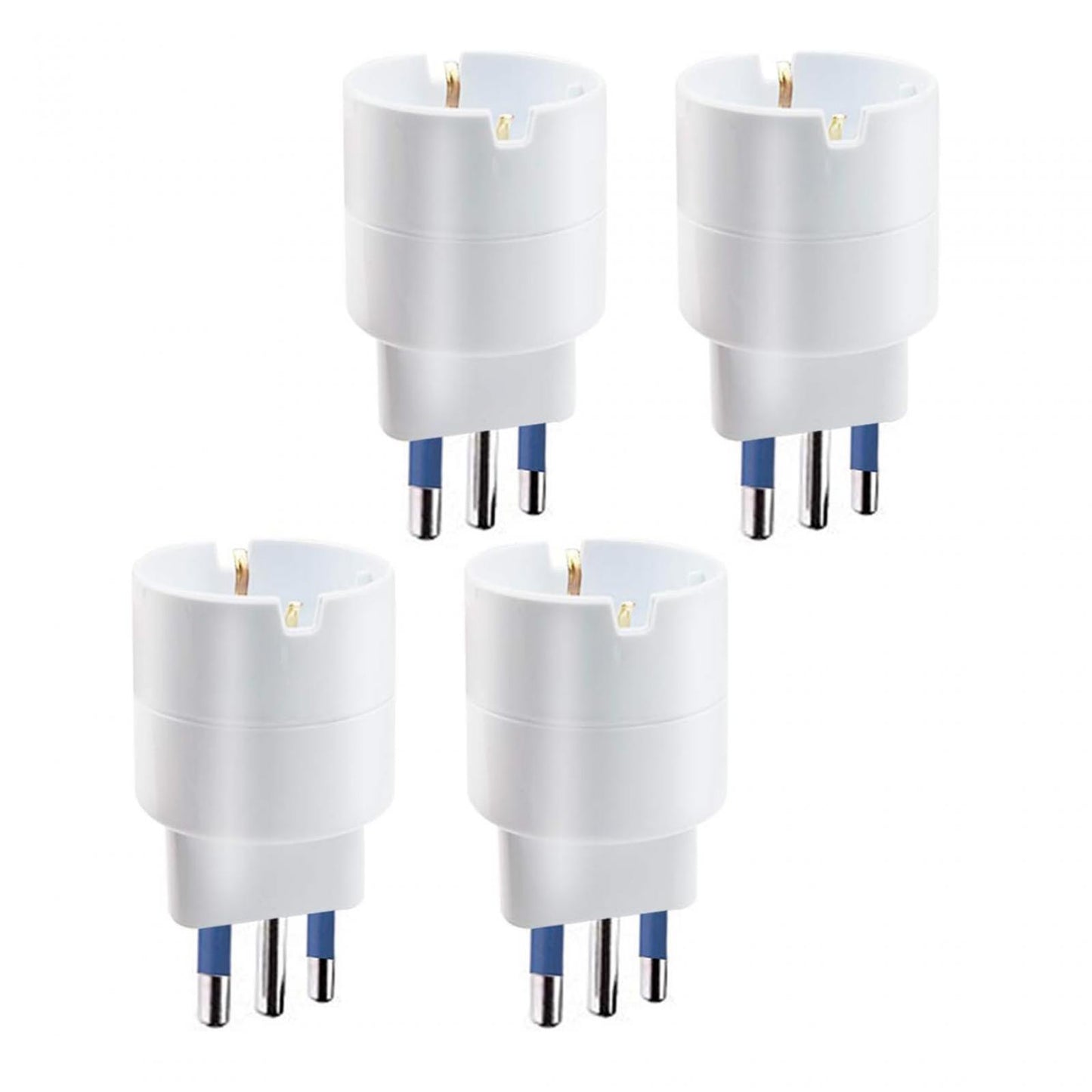 Accessory Safe Grounded 250V White 10A Italy Travel Power Adapter for Travel