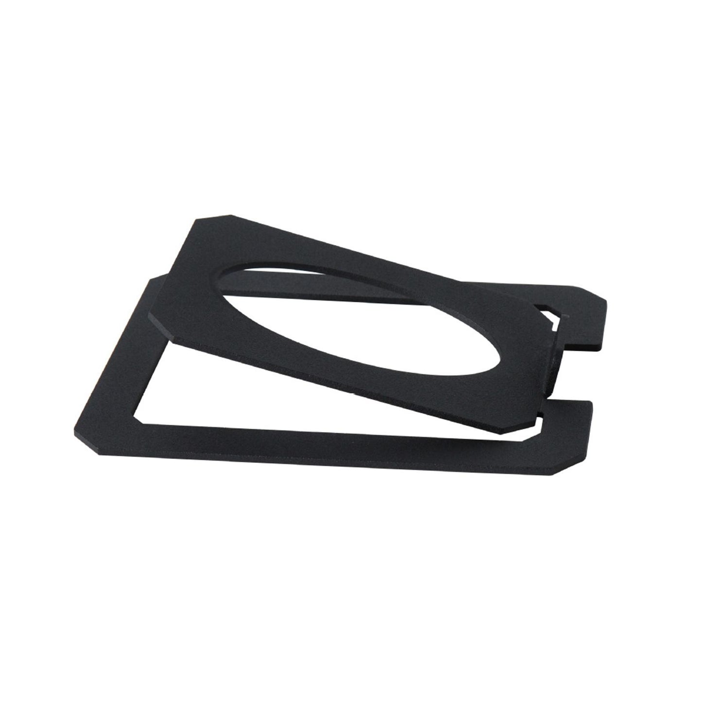 Desktop Speaker Stand Tilted External Riser for Bookshelf Computer Equipment black