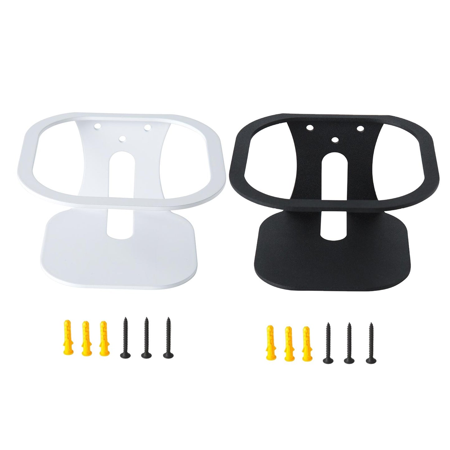 Speaker Wall Mount Durable Speaker Shelves for Office Living Room Study Room Black