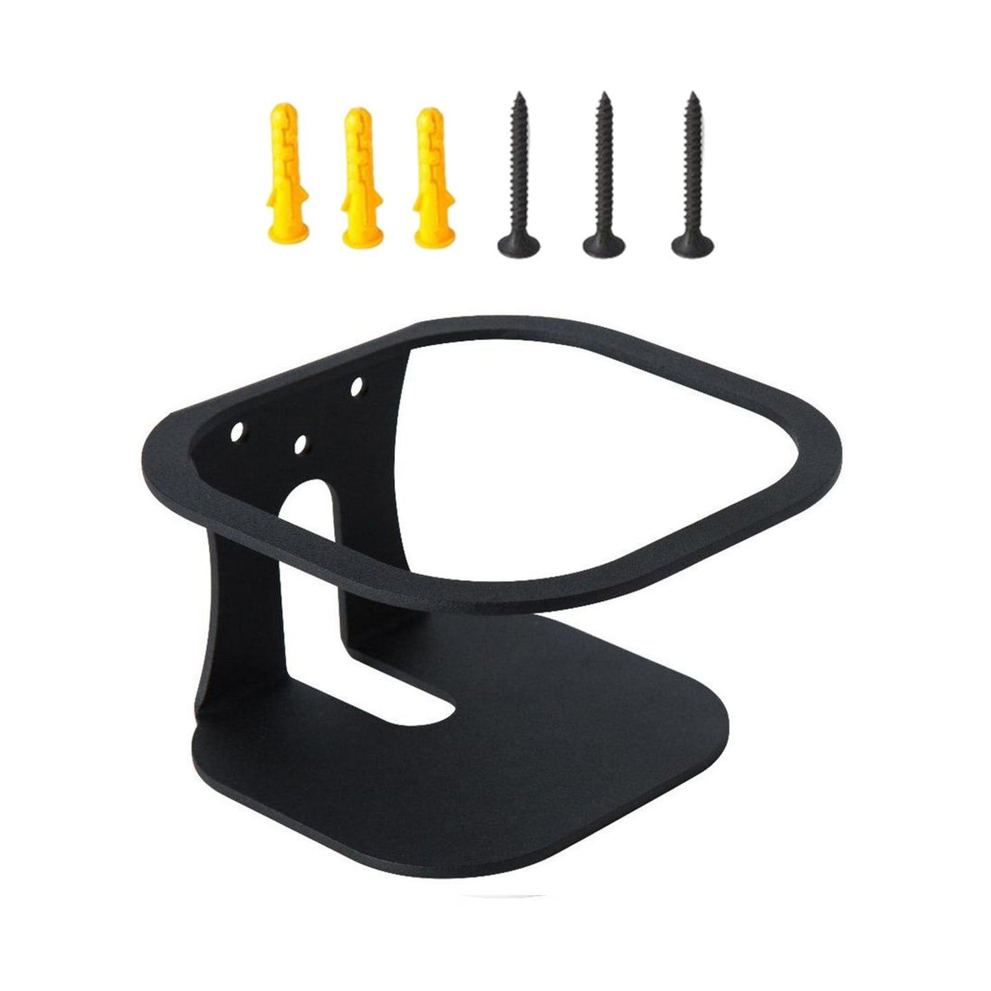 Speaker Wall Mount Durable Speaker Shelves for Office Living Room Study Room Black