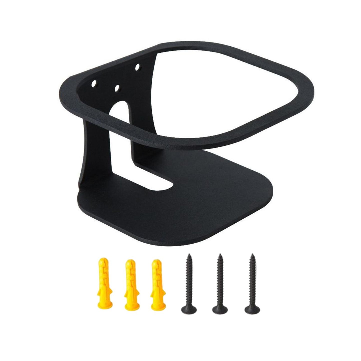 Speaker Wall Mount Durable Speaker Shelves for Office Living Room Study Room Black