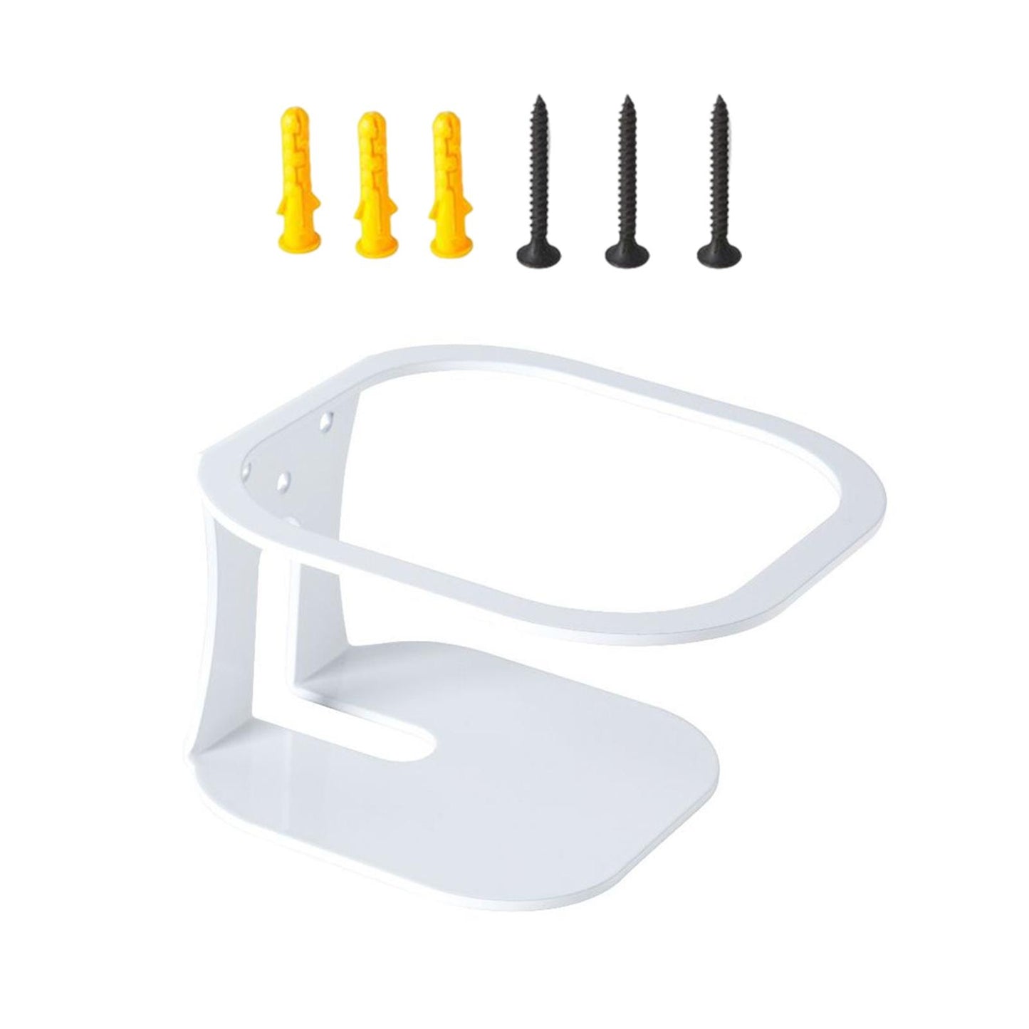 Speaker Wall Mount Durable Speaker Shelves for Office Living Room Study Room White