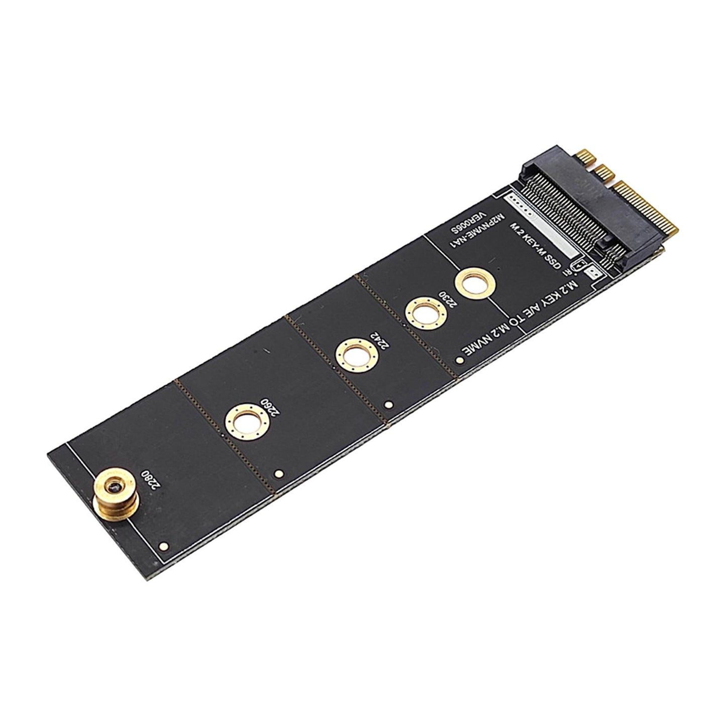 M.2 A/E to Key-m M2 Adapter Card Simple Installation High Quality Component