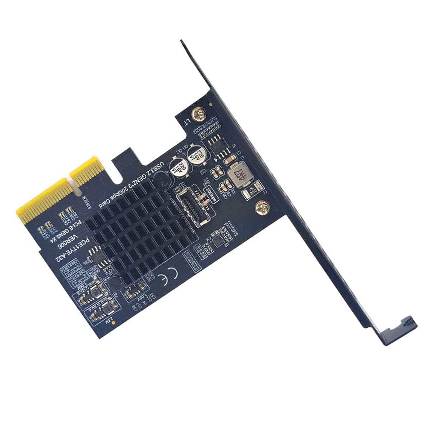 USB3.2 Gen2x2 20Gbps Type E Pci-e 4x Expansion Card for PC Computer Desktop