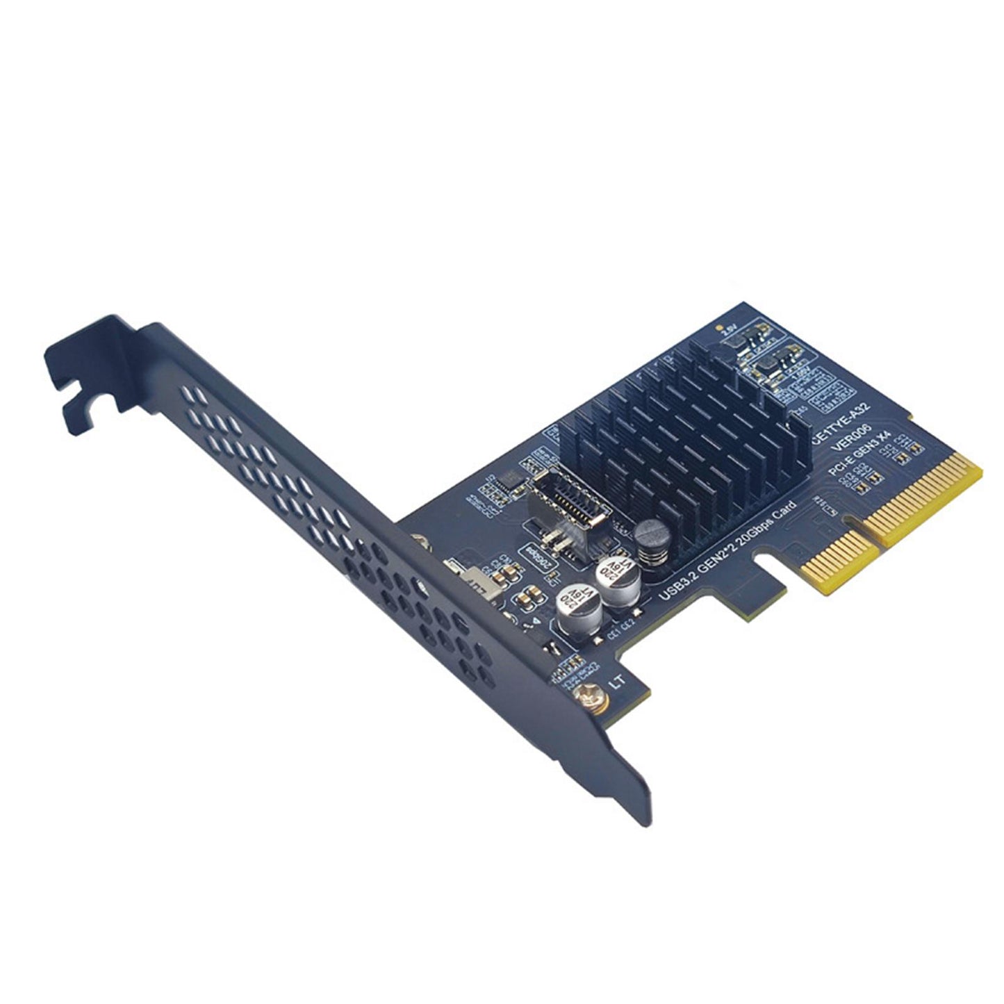 USB3.2 Gen2x2 20Gbps Type E Pci-e 4x Expansion Card for PC Computer Desktop