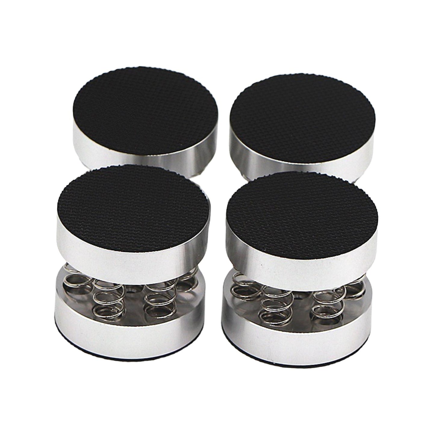 4Pcs Audio Speaker Sound Pads Sturdy for Player Audio Speaker Audio Equipment Silver