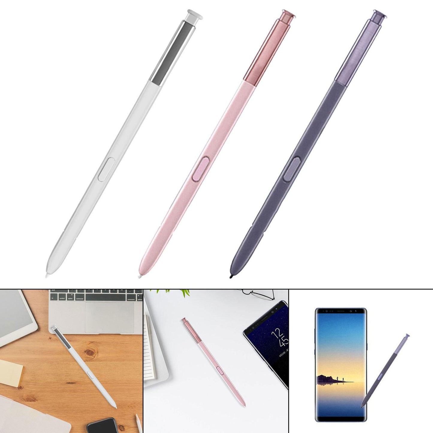 Touch Screen Stylus Pen Portable Pressure Sensitivity Stylus for Note8 N9500 Silver