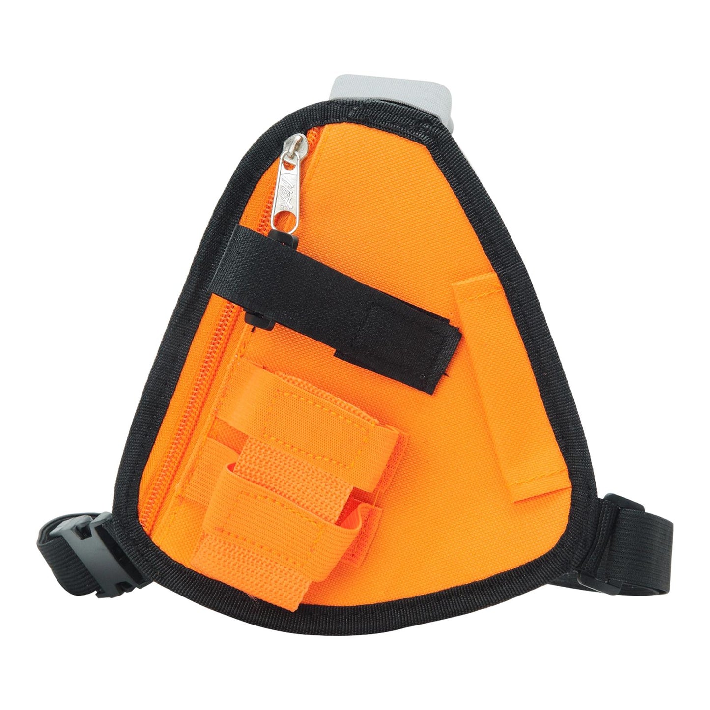 Two Way Radio Chest Pack Two Way Radio Pouch for Construction Sites Climbing Orange