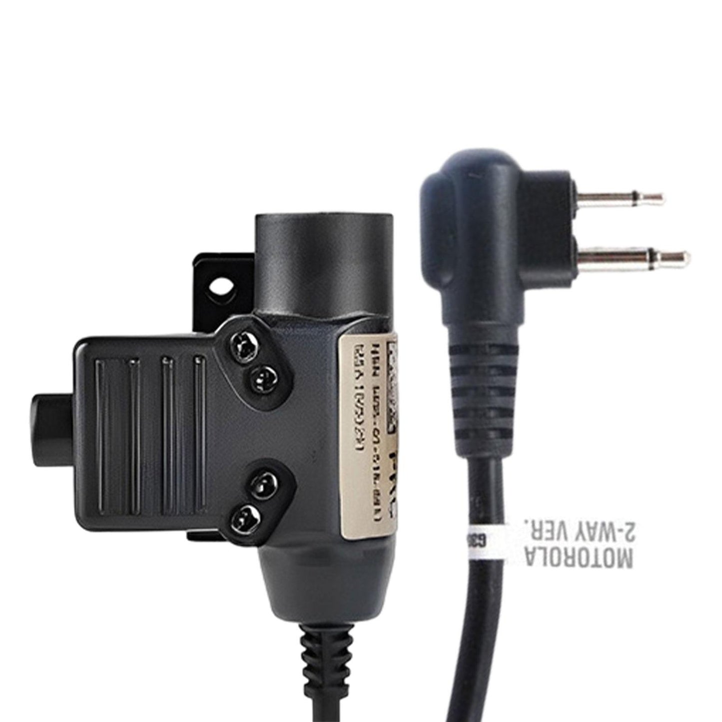U94 PTT Adapter High Performance Parts for Motorola M2 Black