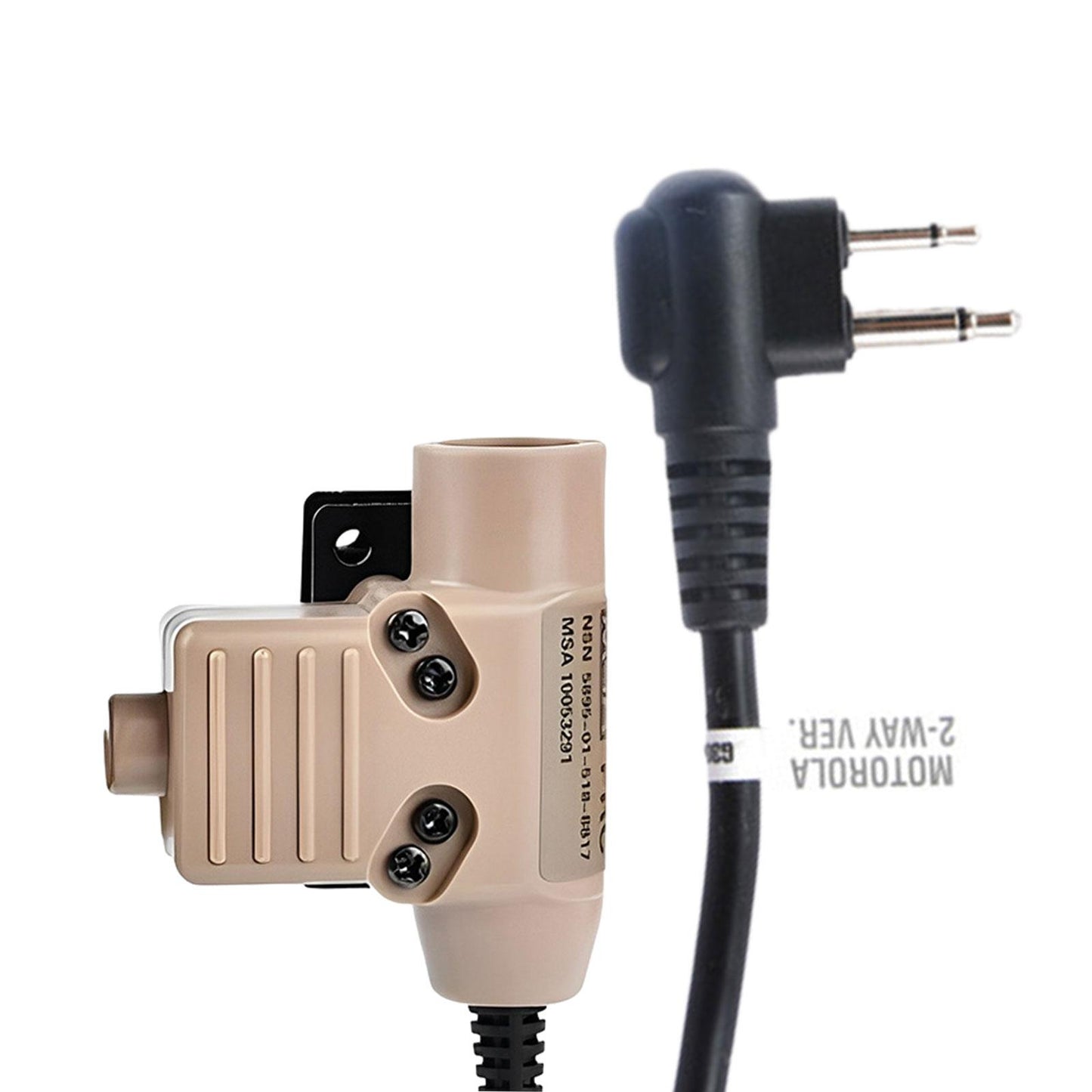 U94 PTT Adapter High Performance Parts for Motorola M2 Khaki