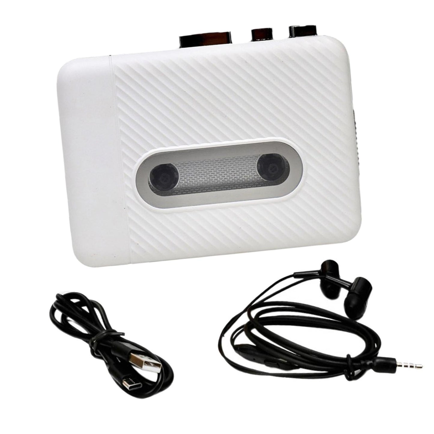 Cassette Player with Headphones Lightweight Design Record Players