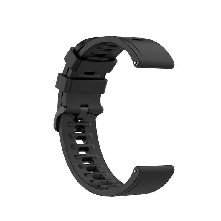 22mm Soft Watch Silicone Replacement Strap 22mm for Huami Amazfit GTR 47mm/Amazfit Pace - Black