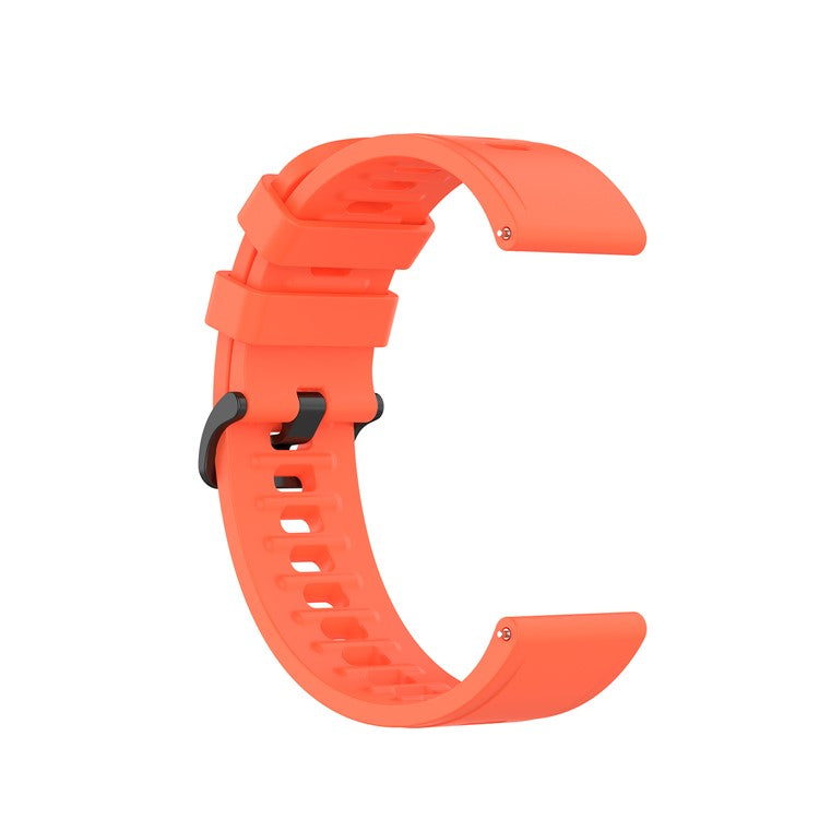 22mm Soft Watch Silicone Replacement Strap 22mm for Huami Amazfit GTR 47mm/Amazfit Pace - Vermilion