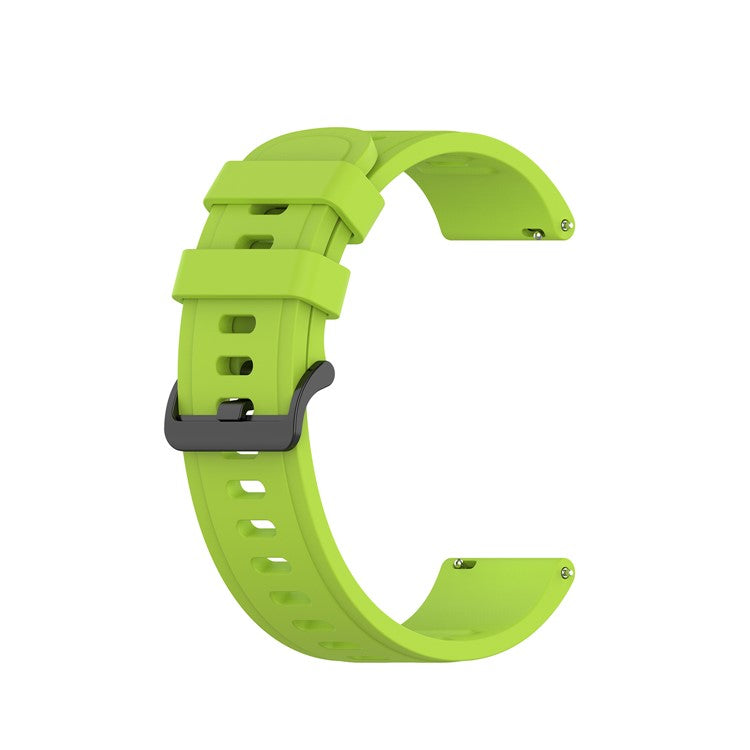 22mm Soft Watch Silicone Replacement Strap 22mm for Huami Amazfit GTR 47mm/Amazfit Pace - Light Green