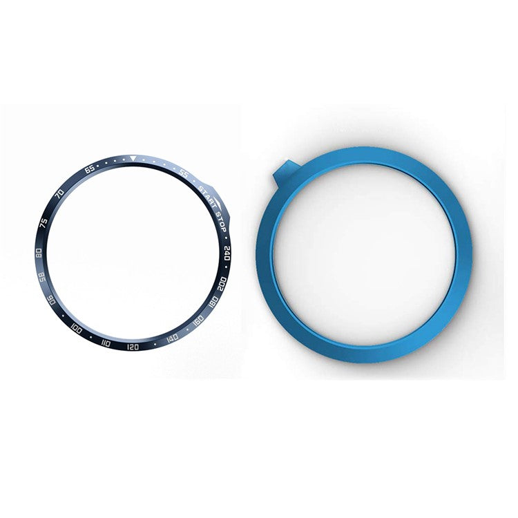 Numbers Pattern Stainless Steel Watch Bezel (Type A) for Garmin Fenix 6S/6s Pro/6s Sapphire - Blue/White