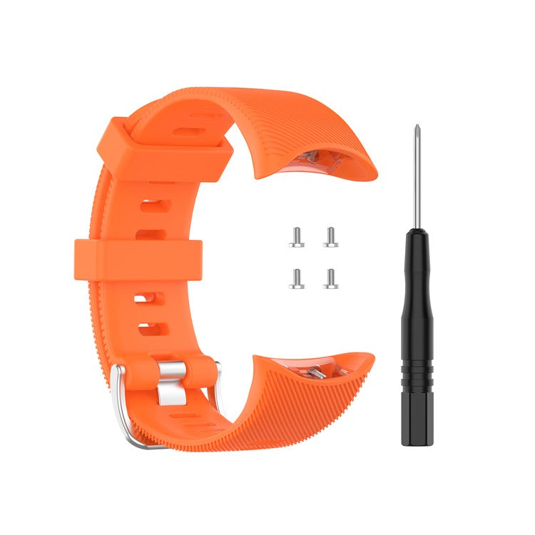 Silicone Strap Replacement Watchband for Garmin Forerunner 45/45S - Orange