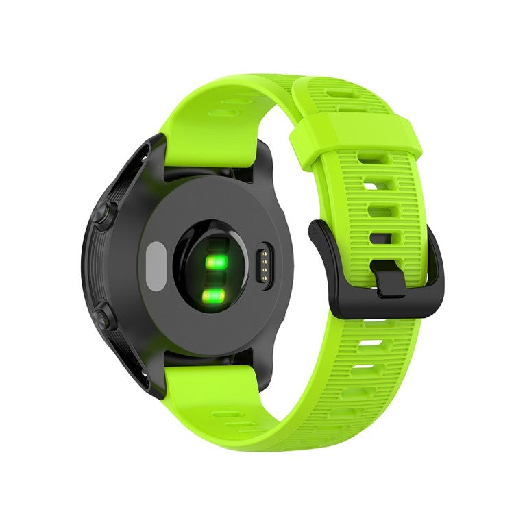 Silicone Wrist Strap Replacement for Garmin Forerunner 945 / Fenix 5 Plus / Approach S60 - Green