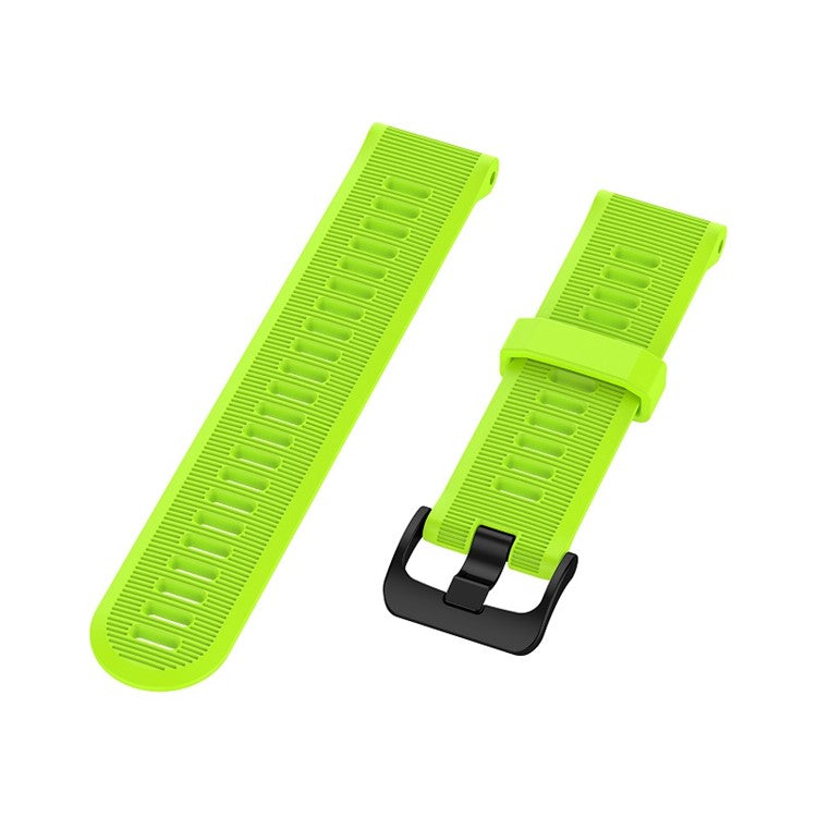 Silicone Wrist Strap Replacement for Garmin Forerunner 945 / Fenix 5 Plus / Approach S60 - Green