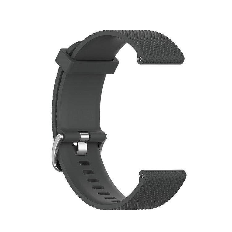 Soft Silicone Smart Watch Strap Replacement Strap 20mm for POLAR Ignite Smart Watch - Grey